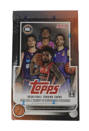 2022/23 Topps NBL Basketball Hobby Box 20 Packs per Box, 8 Cards per Pack