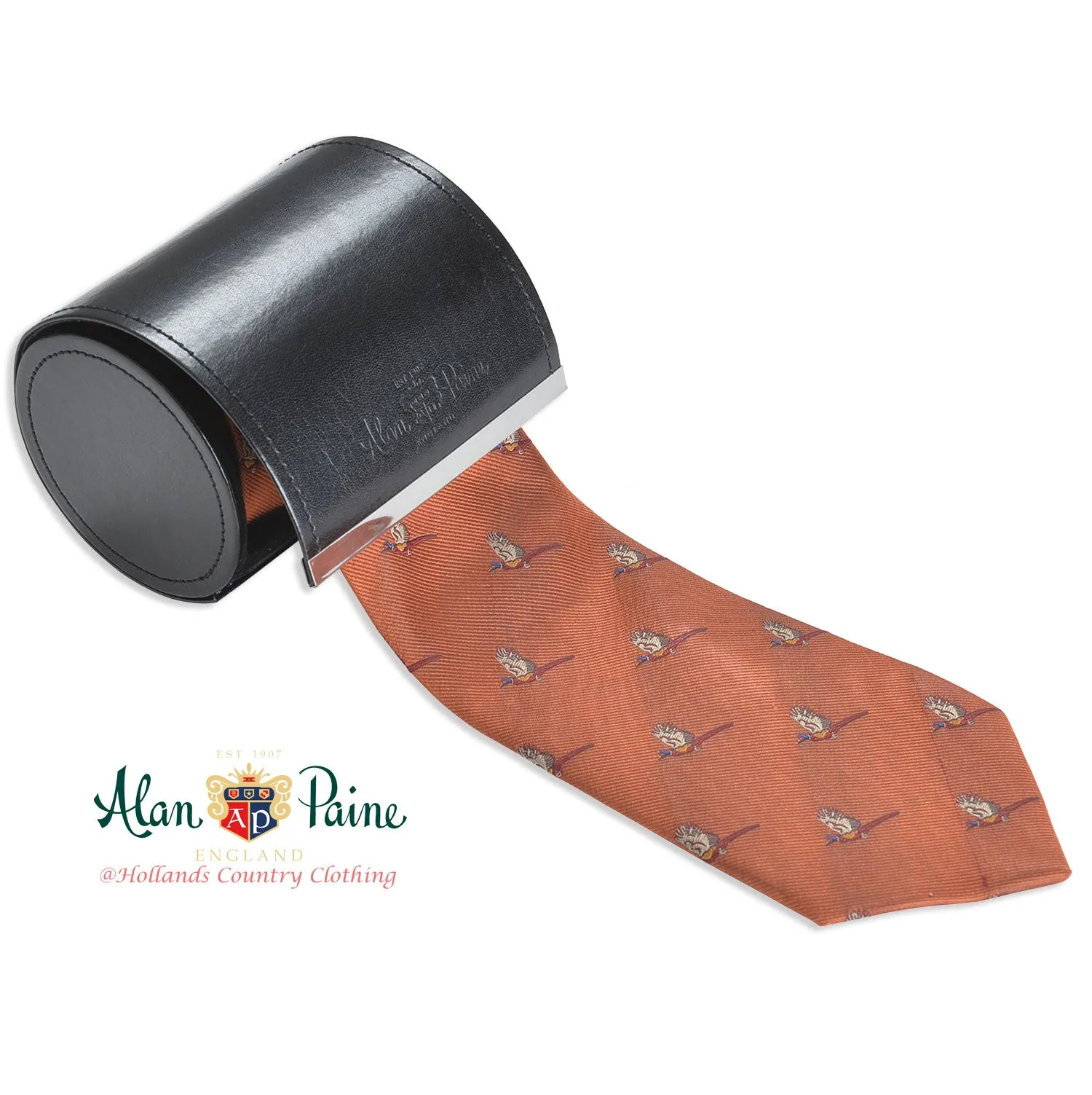 Alan Paine Ripon Silk Tie | Flying Pheasants