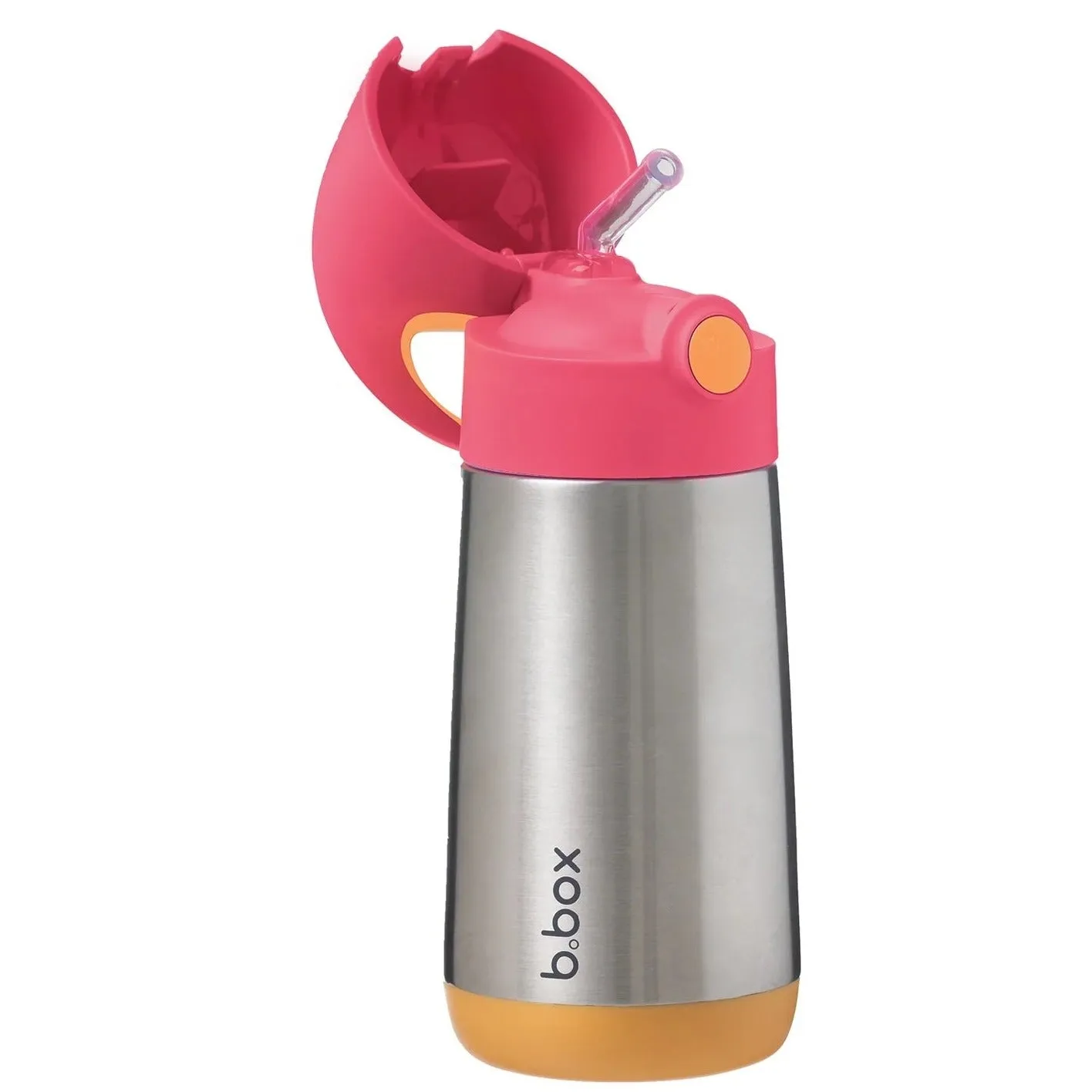 B Box Insulated Drink Bottle 350ml - Strawberry Shake