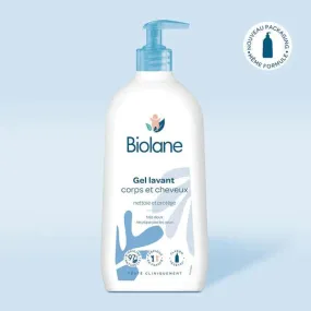 Biolane 2 in 1 Body and Hair Cleanser (Gel Lavant) 350ml