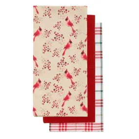 CARDINAL KITCHEN TOWEL (SET OF 3)