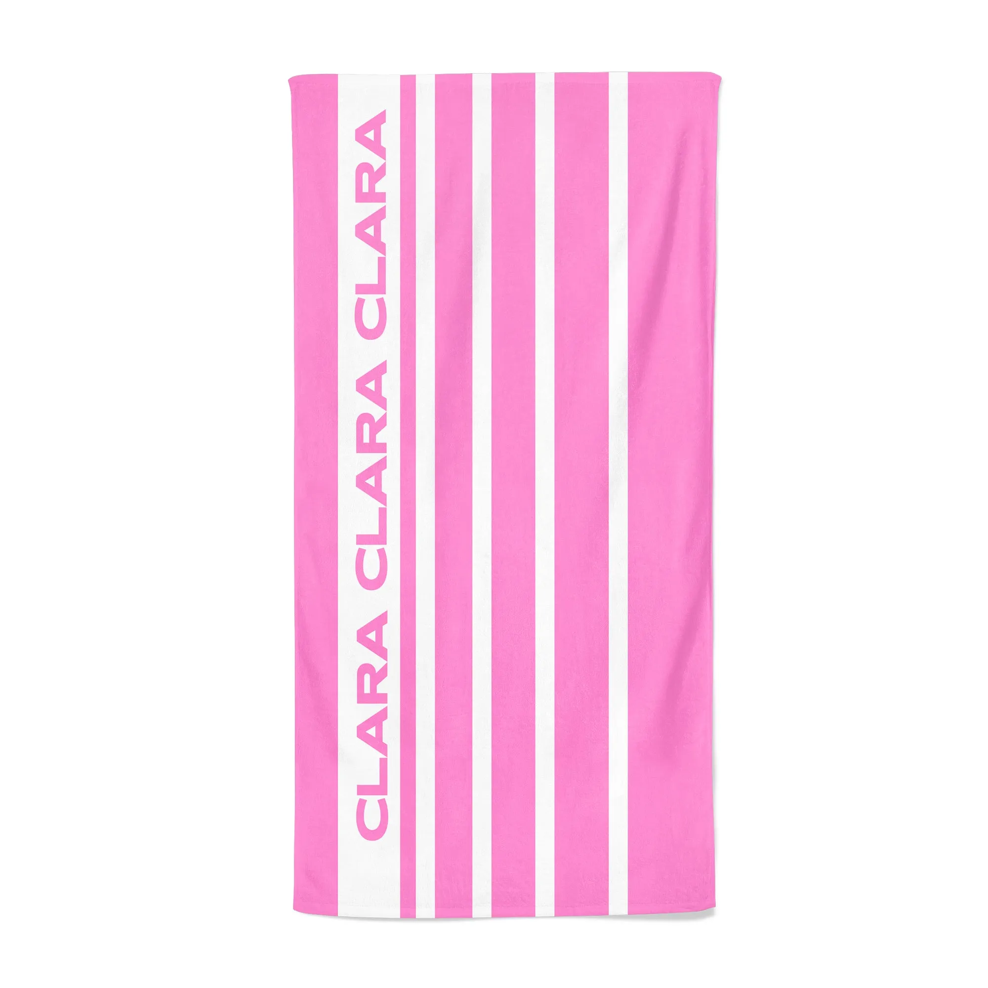 Colour Stripe - Personalized Beach Towel