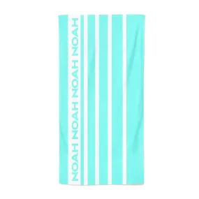 Colour Stripe - Personalized Beach Towel