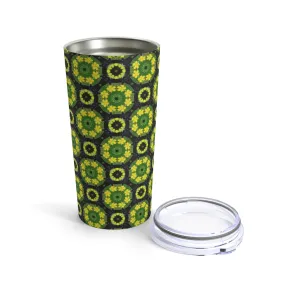 Green Butterfly 2, 20 oz Steel Tumbler