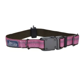 K9 Explorer Reflective Adjustable Dog Collar, Rosebud Medium