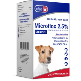 Microflox 2.5% Solugel 60ml - Pet's Pharma