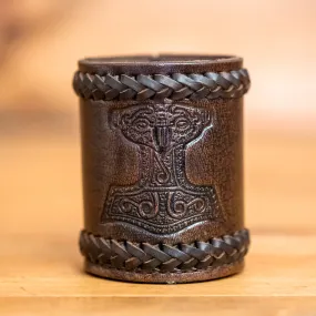 Mjolnir Leather Dice Shaker