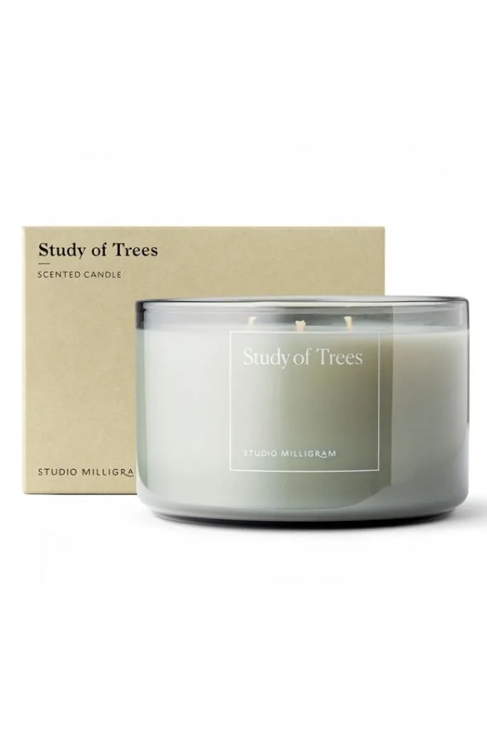 Studio Milligram - Scented 3-wick Candle - Study Of Trees - 600g